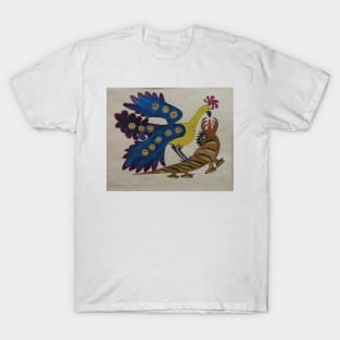 peacock and crocodile 1937 - Margaret Preston T-Shirt